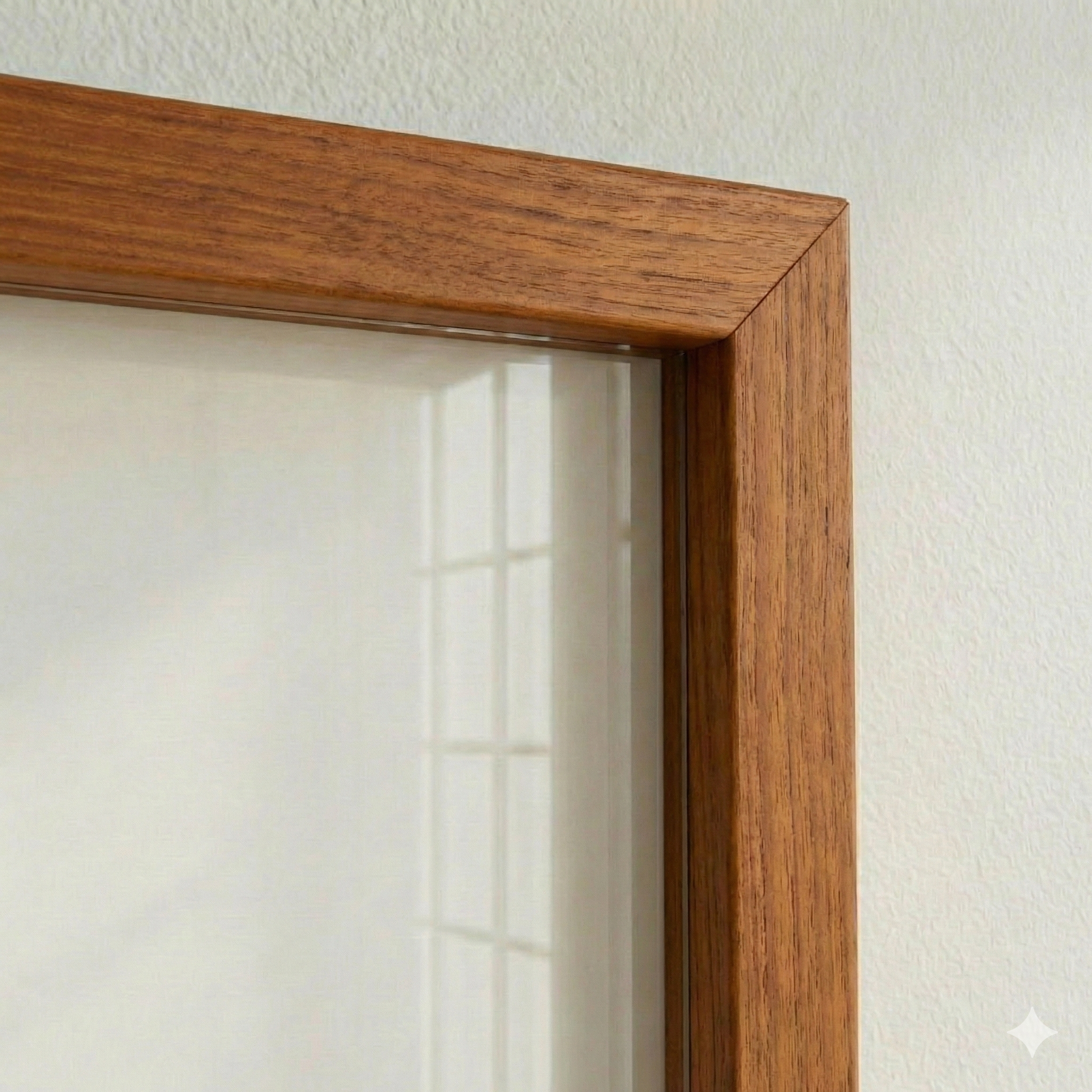 Teak Doğal Ahşap Çerçeve