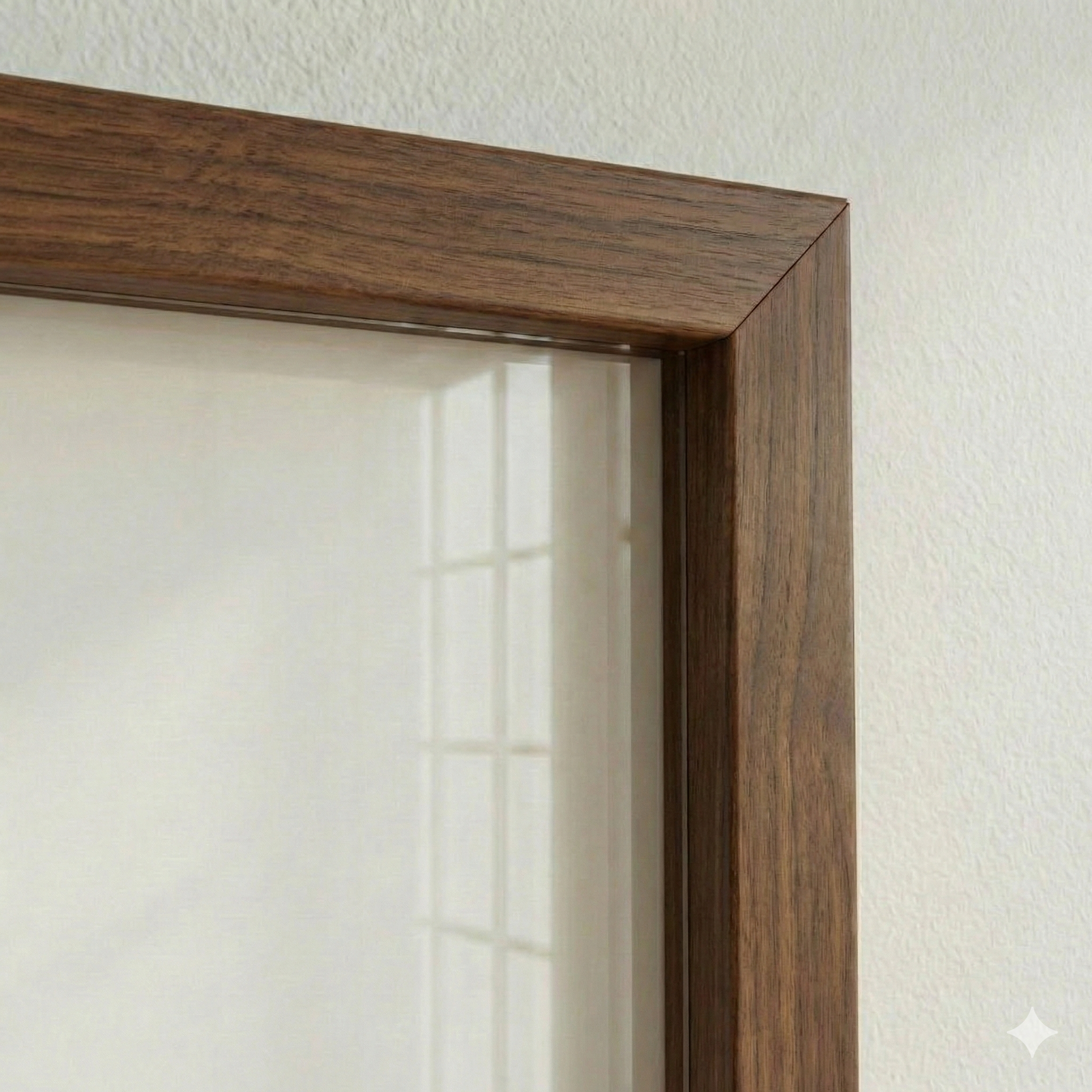 Walnut Doğal Ahşap Çerçeve