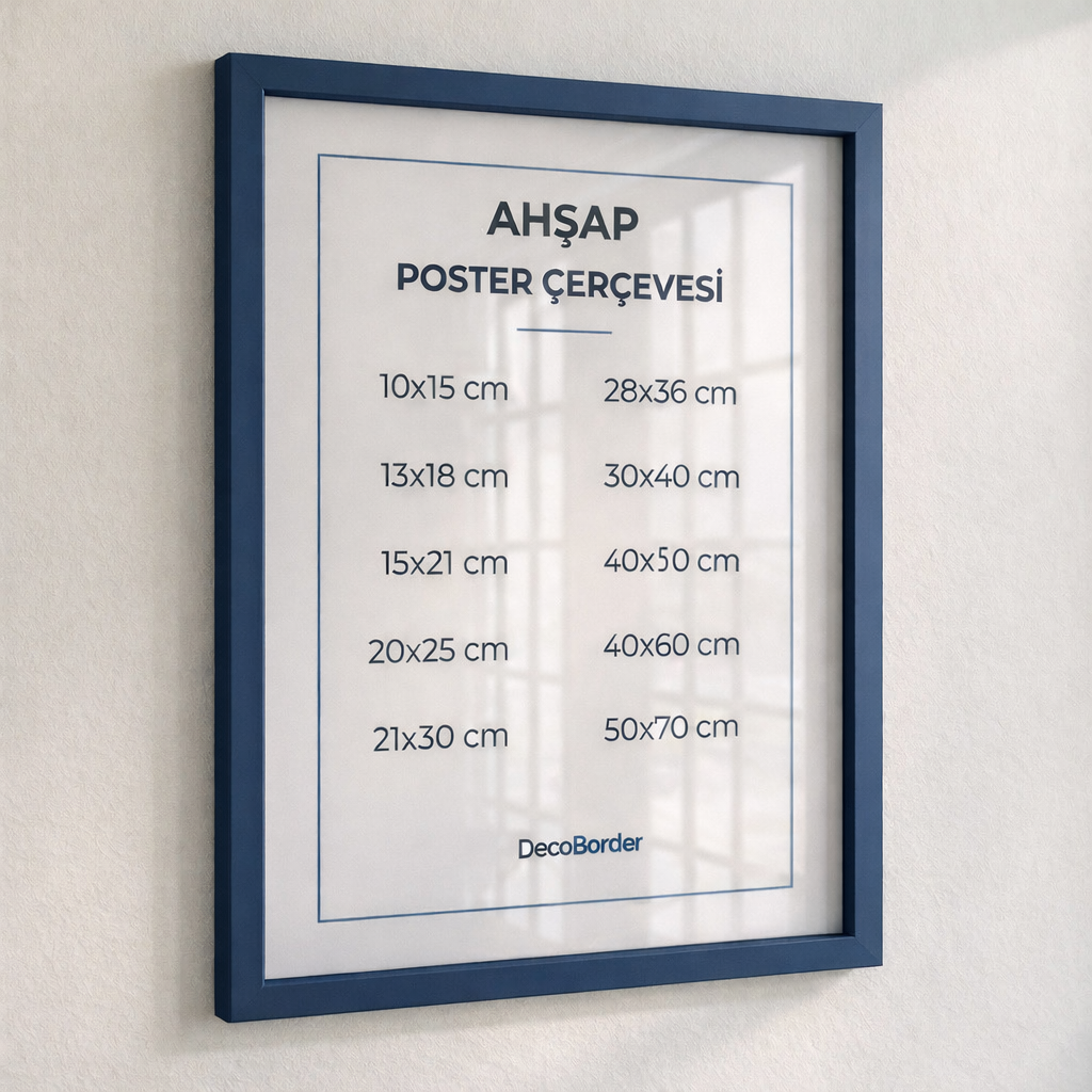 lacivert-ahşap-çerçeve