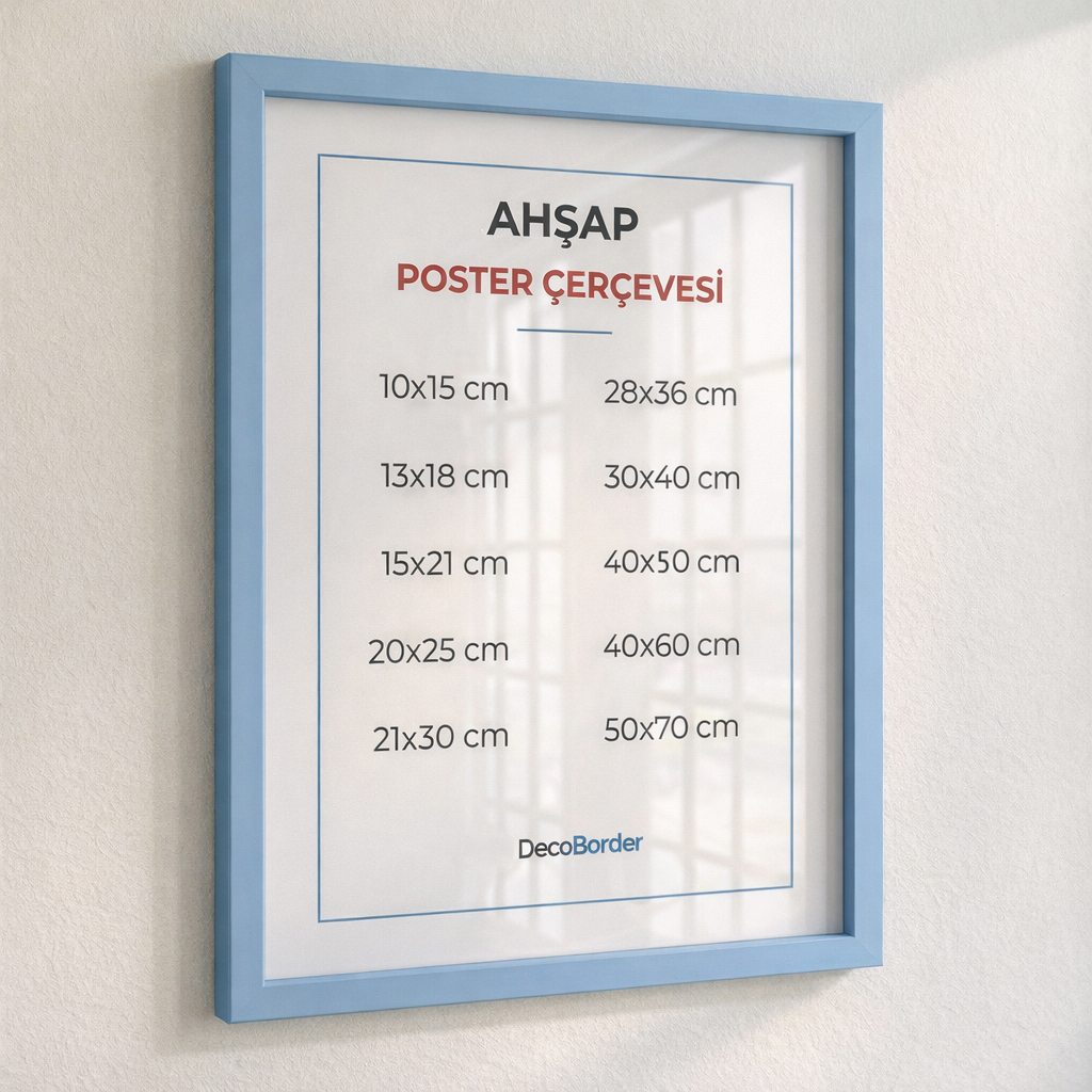 mavi-ahşap-çerçeve